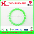 Silicone Bead Bracelets, Various Colors Available